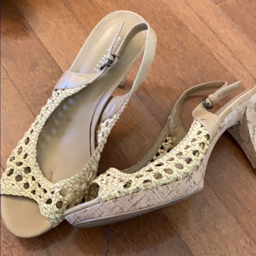 Nine West cork heels